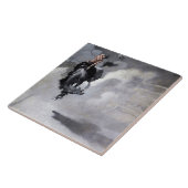 Carreau "Un nuage de poussière" Art occidental par NC Wyet (Côté)