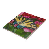 Carreau Un papillon swallowtail tigre (Côté)