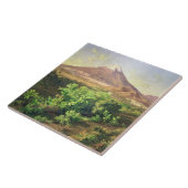 Carreau Un petit volcan dans la campagne mexicaine, 1887 (Côté)