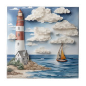 Carreau Un rêve de papier marin 3 (Devant)