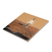 Carreau Un Véhicule Ascent Quittant Mars. 2 (Côté)