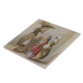 Carreau Un vendeur de pot, c.1855 (Côté)