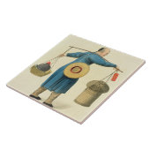 Carreau Un vendeur de vipère, plaquent 46 'du costume de (Côté)