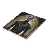 Carreau Undead Cyborg Sci-Fi Horror Art (Côté)