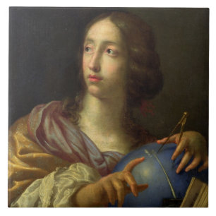 Carreau Une allégorie d'astronomie