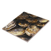 Carreau Une assiette d'huîtres. (Côté)