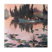 Carreau Une belle capture par John Clymer (Devant)