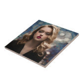 Carreau Une Belle Femme Blonde (Côté)