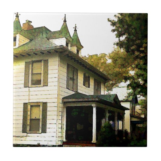 Carreau Une belle maison (Devant)