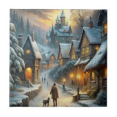 Carreau Une Belle Scène D'Hiver (Devant)