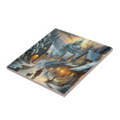 Carreau Une Belle Scène D'Hiver (Côté)