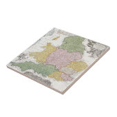 Carreau Une carte de l'Angleterre | 1760 (Côté)