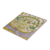 Carreau Une carte de Merseyside, Liverpool (Côté)