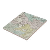 Carreau Une carte précise du Canada, 1761 (Côté)