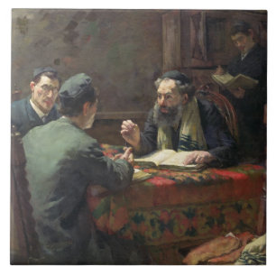 Carreau Une discussion théologique, 1888