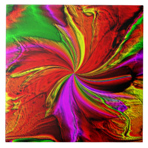 Carreau Une éclaboussure de couleur