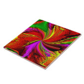 Carreau Une éclaboussure de couleur (Côté)