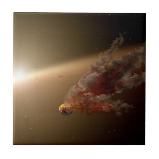 Carreau Une Énorme Éruption Autour De L'Étoile Ngc 2547-Id (Devant)