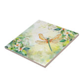 Carreau Une libellule de printemps (Côté)