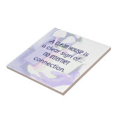 Carreau Une maison propre est un signe clair de... pas d'I (Côté)