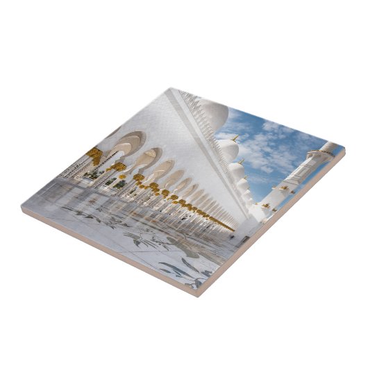 Carreau Une mosquée à Abu Dhabi (Côté)