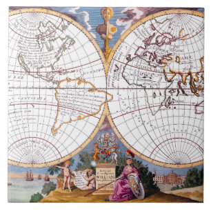 Carreau Une Nouvelle Carte Du Terraqueux Carrelage Globe