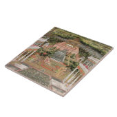 Carreau Une princesse de Mughal dans son jardin (gouache (Côté)