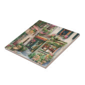 Carreau Une scène de rue italienne Ephemera Design Series  (Côté)