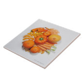 Carreau Une sélection des fruits et des légumes oranges (Côté)