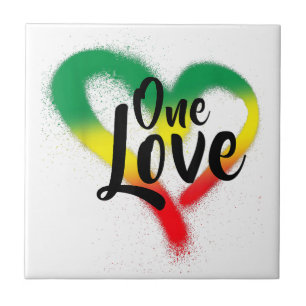 Carreau Une Seule Amour Une Seule Vibration Reggae
