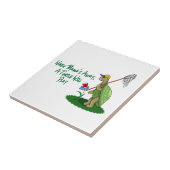 Carreau Une tortue jouera (Côté)