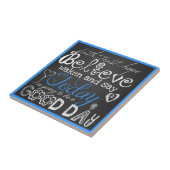 Carreau Une tuile inspirée de regard de tableau de beau (Côté)