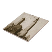 Carreau Une volée de voler d'oiseaux (Côté)