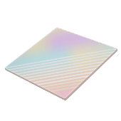 Carreau Unicorn pastel mélange blanc pastel rayures décor (Côté)