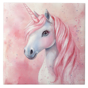 Carreau Unicorne rose pâle