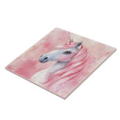 Carreau Unicorne rose pâle (Côté)