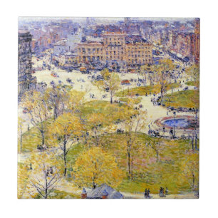 Carreau Union Square au printemps par Frederick Childe Has