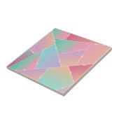 Carreau "Unique couleur Motif de verre rose (Côté)