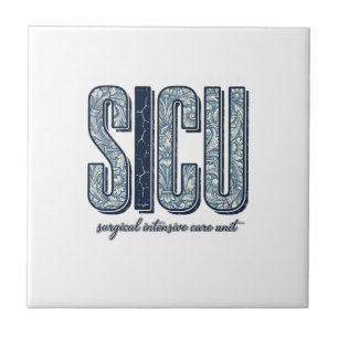 Carreau Unité de soins intensifs chirurgicaux SICU T-shirt
