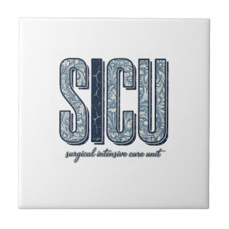 Carreau Unité de soins intensifs chirurgicaux SICU T-shirt
