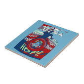 Carreau United in Hope : Stronger Together - USA Art Print (Côté)