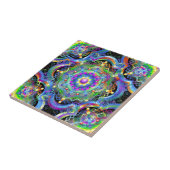 Carreau Univers Mandala Couleurs Psychédéliques (Côté)