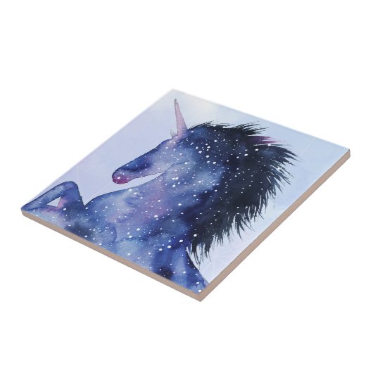 Carreau Univers Unicorne - Cosmique (Côté)