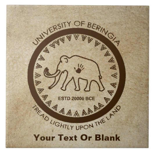 Carreau Université de Beringia Mammoth (Devant)