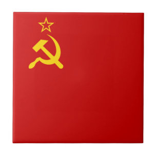 Carreau URSS Union soviétique communiste Faucille et Marte