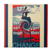 Carreau USA Change : Un design uni plus fort (Devant)