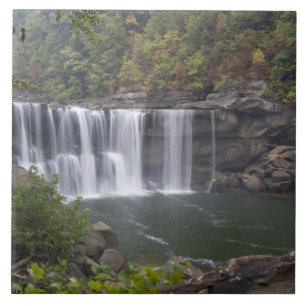 Carreau USA - Kentucky. Les chutes Cumberland sur