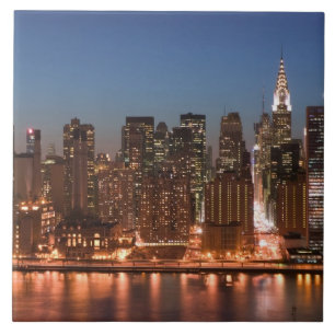 Carreau USA, New York, New York, Manhattan : Aérien