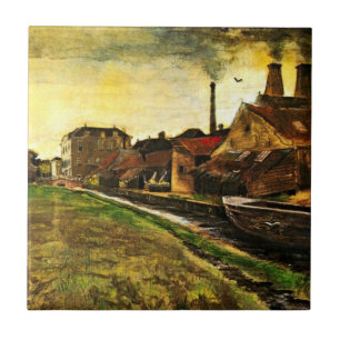 Carreau Usine métallurgique à La Haye par Vincent van Gogh