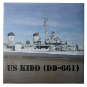 CARREAU USS KIDD DD 661 (Devant)